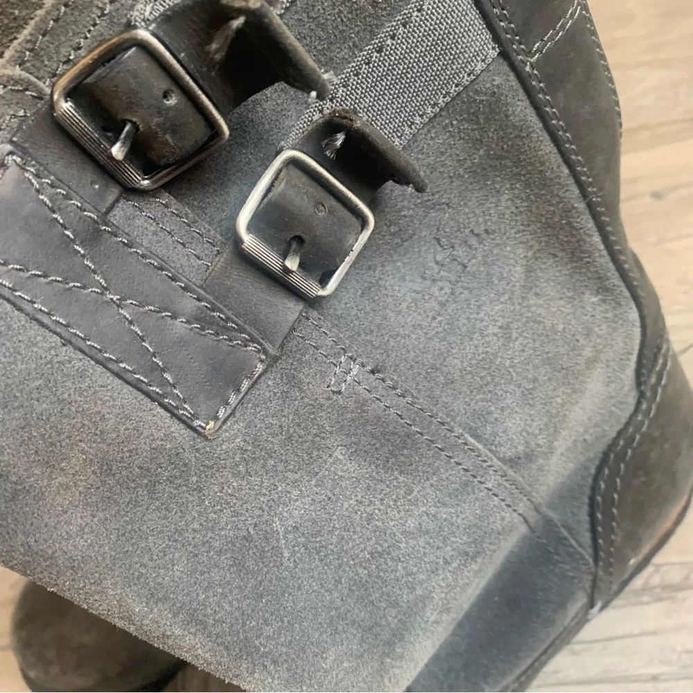 Sorel Major Pull On Buckle Suede Leather Contrast Boots - Picture 7 of 16
